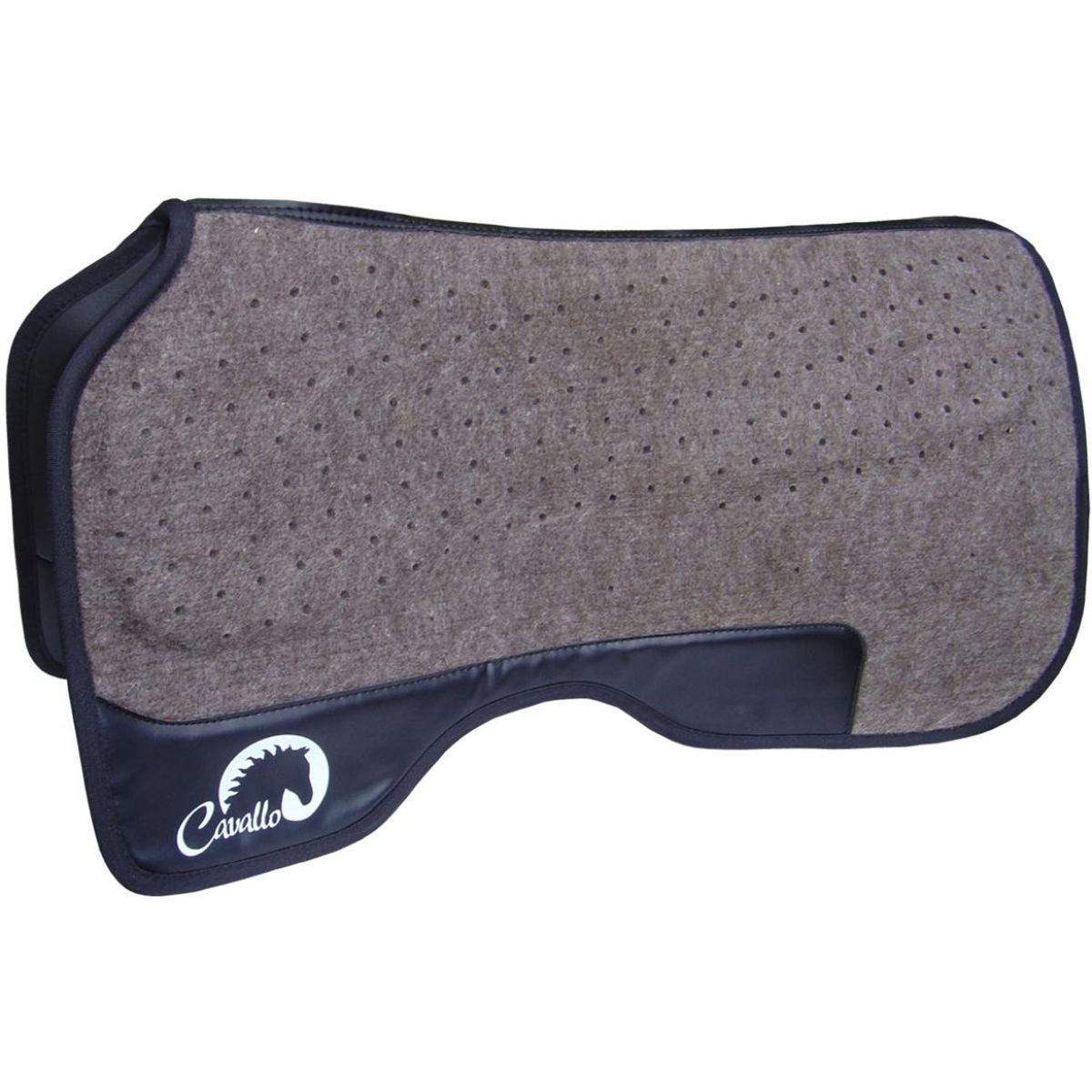 F.R.A. Cavallo Horse & Rider Pad TSP3001 Bridge Western Zwart/Grijs