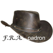 F.R.A. Hoed Padron Rundleer Antiek Bruin