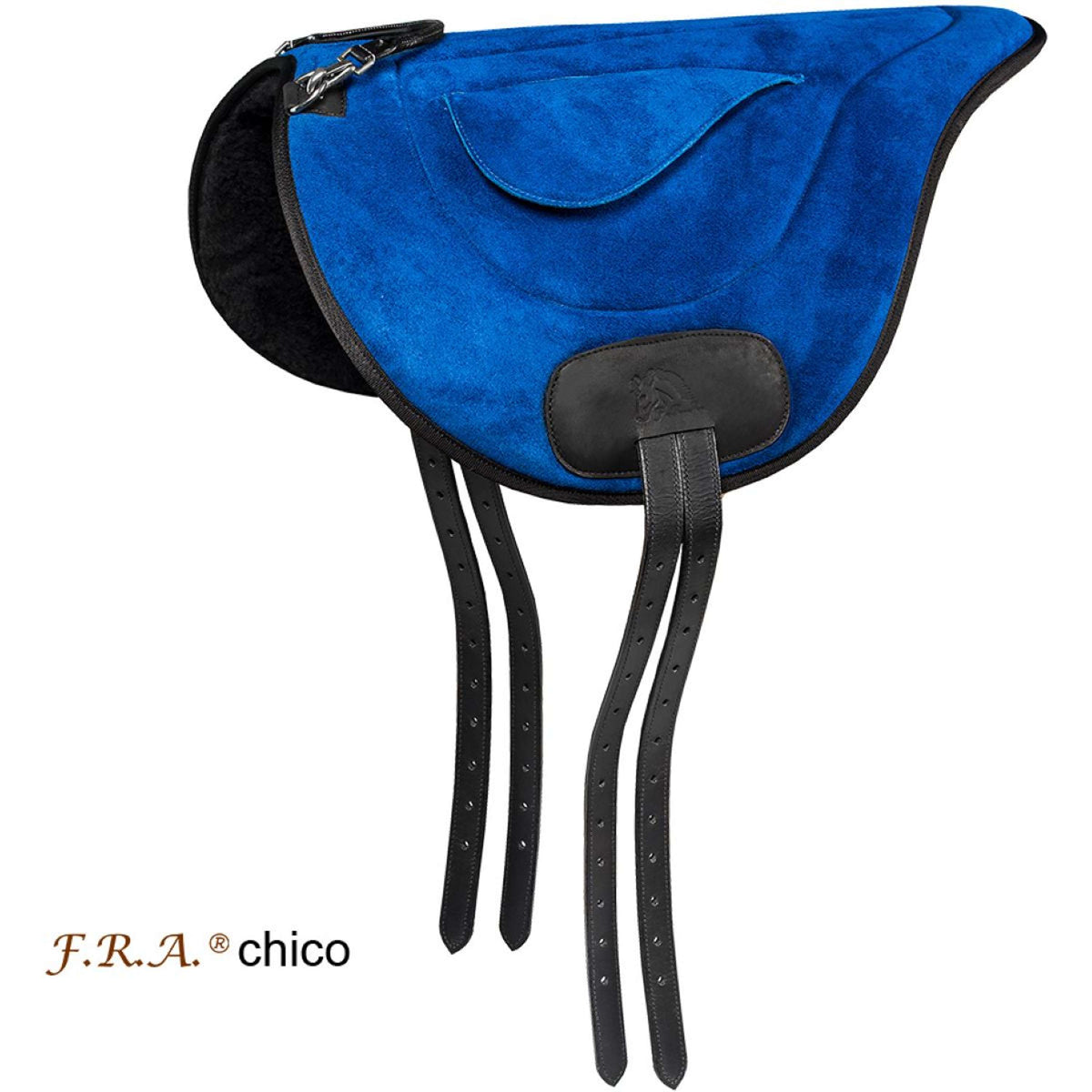 F.R.A. Rijsjabrak Chico Geborsteld Leder Blauw