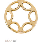F.R.A. Hackamore Scharen Star Set Brass