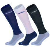 Fair Play Sokken Misty 3-pack Navy/Lichtgrijs/Zwart