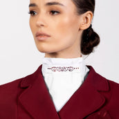 Fair Play Plastron Andrea Chic Wit/Burgundy