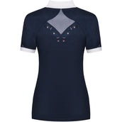 Fair Play Wedstrijdshirt Cathrine Rosegold Korte Mouw Navy/Wit