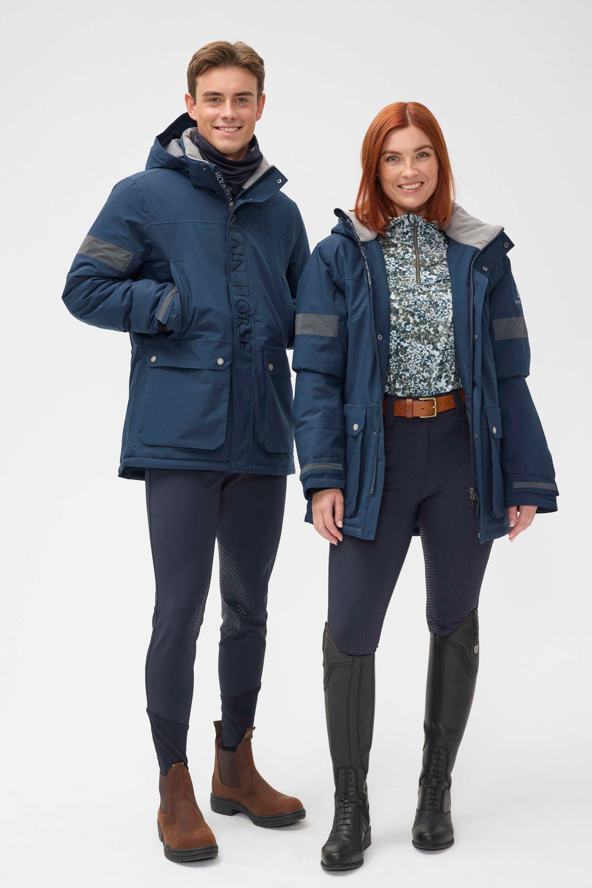 Mountain Horse Korte parka Galaxy Navy