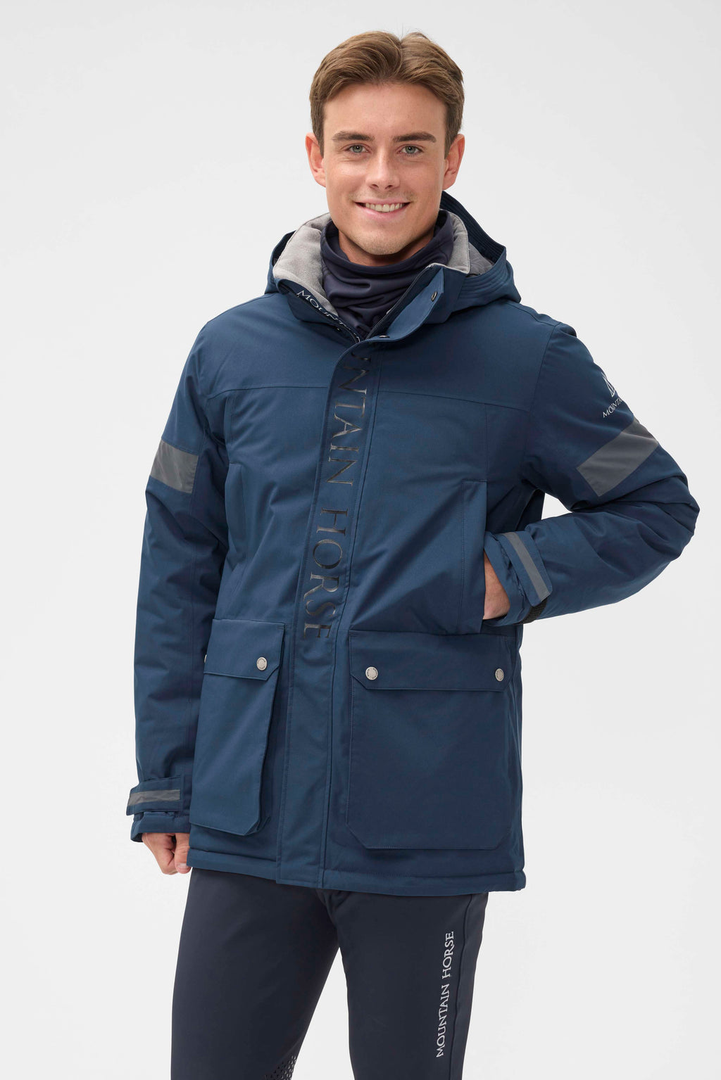 Mountain Horse Korte parka Galaxy Navy