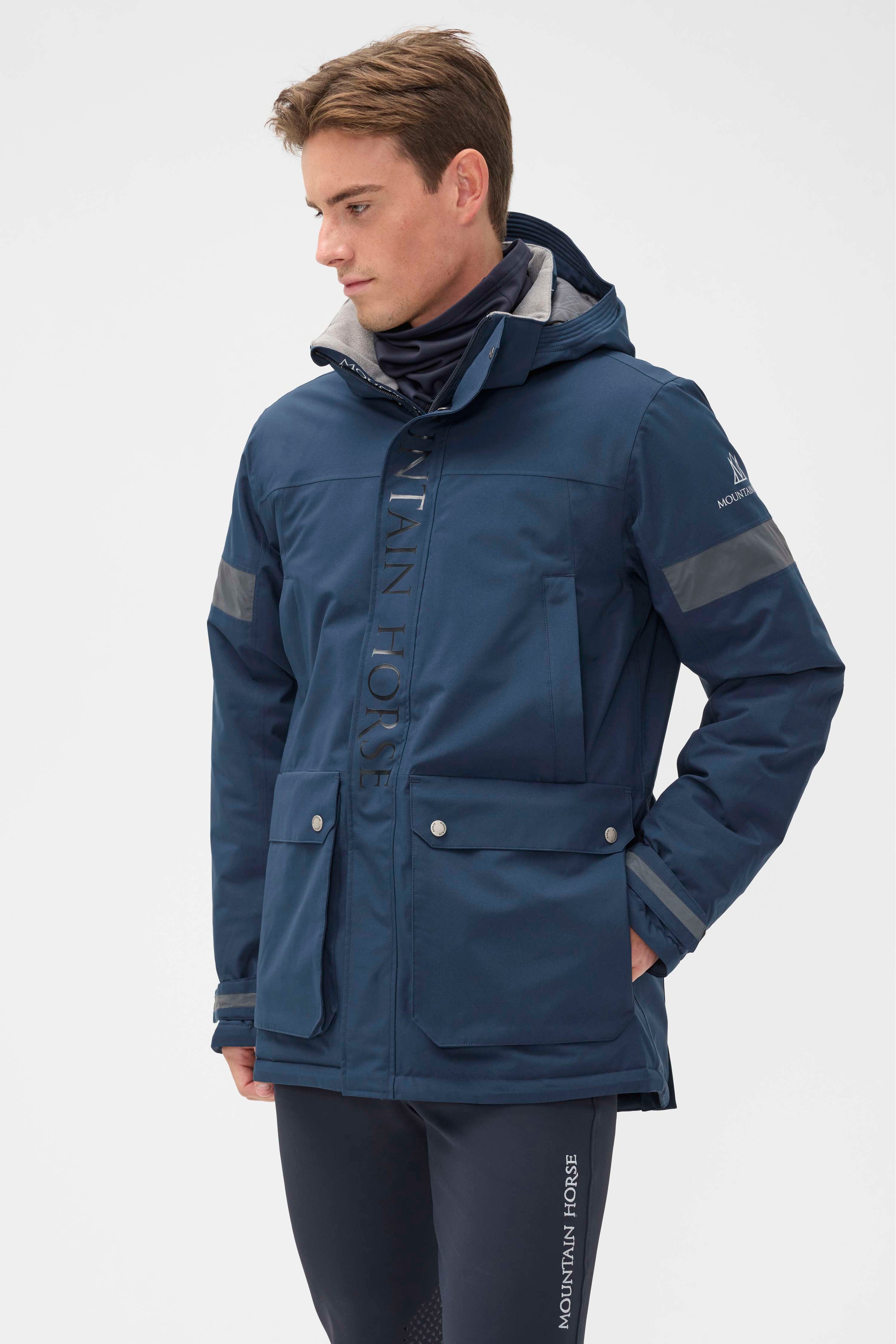 Mountain Horse Korte parka Galaxy Navy