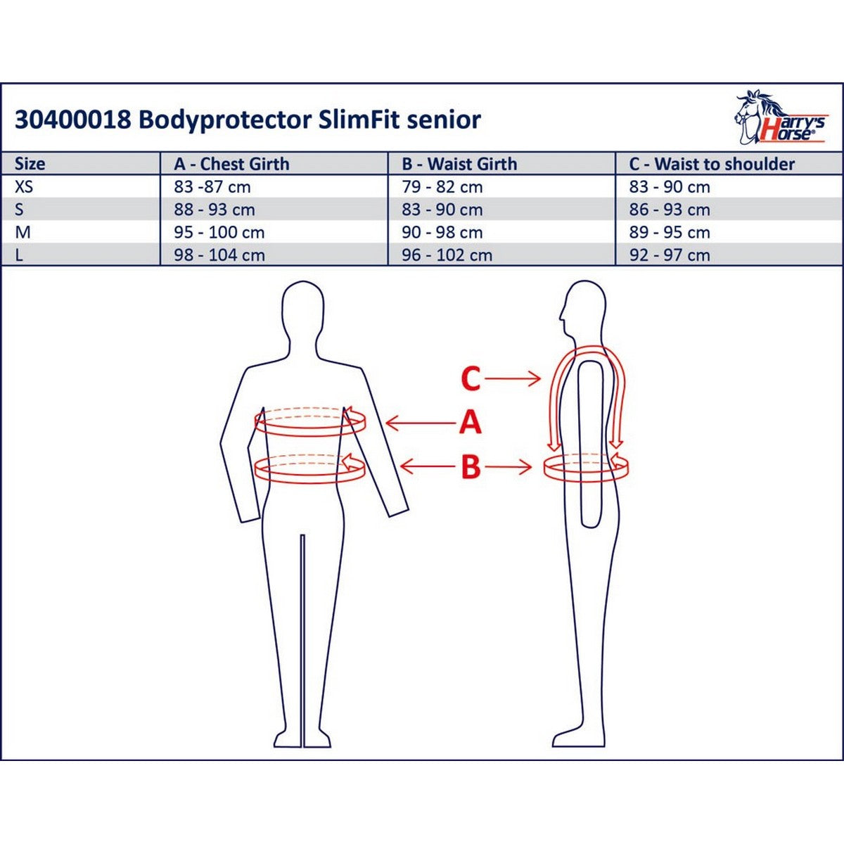 Harry's Horse Bodyprotector SlimFit senior