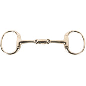 Harry's Horse Bustrens Gold Dubbelgebroken Oval-link