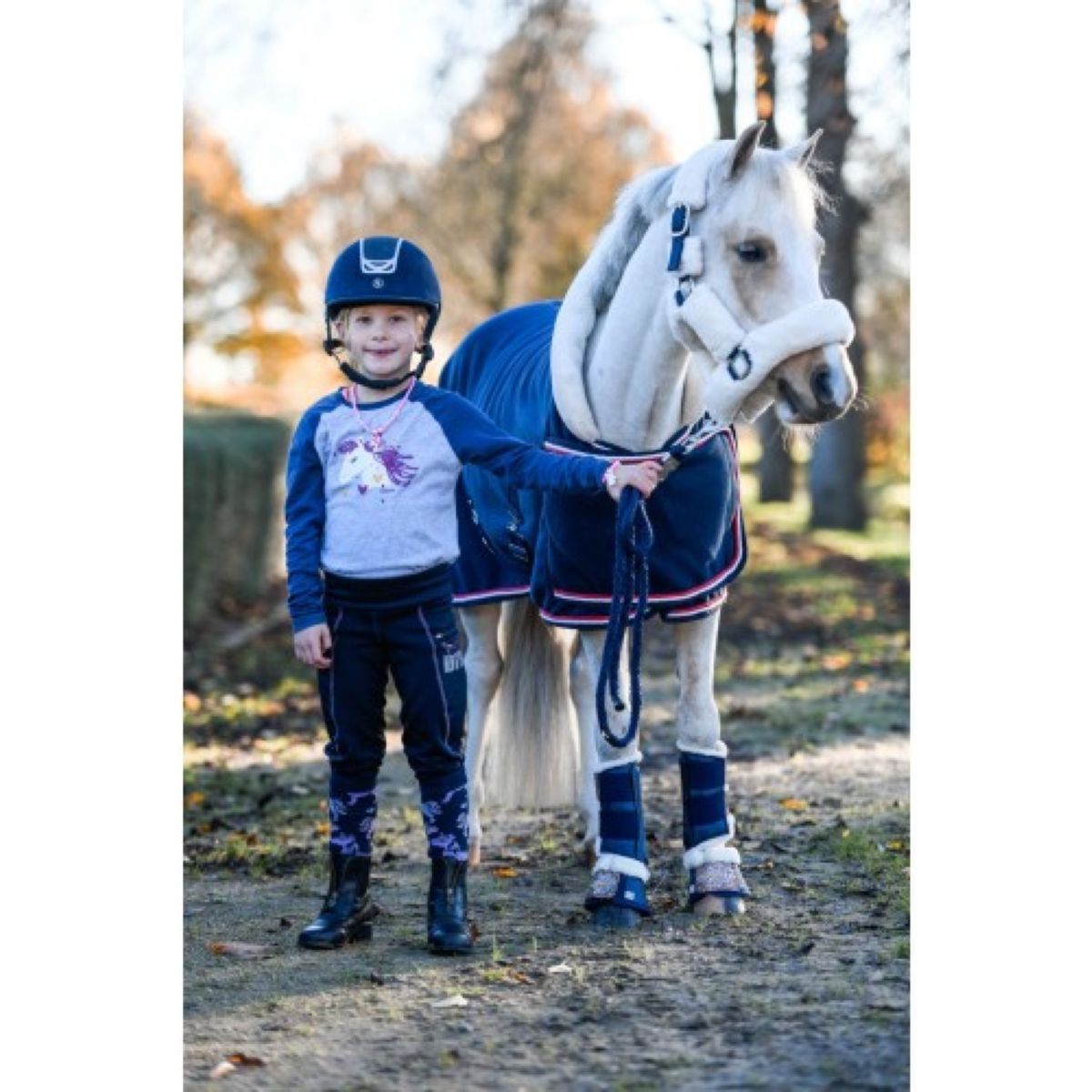 HB Harry & Hector Showdeken Dutch Crown Little Sizes Navy