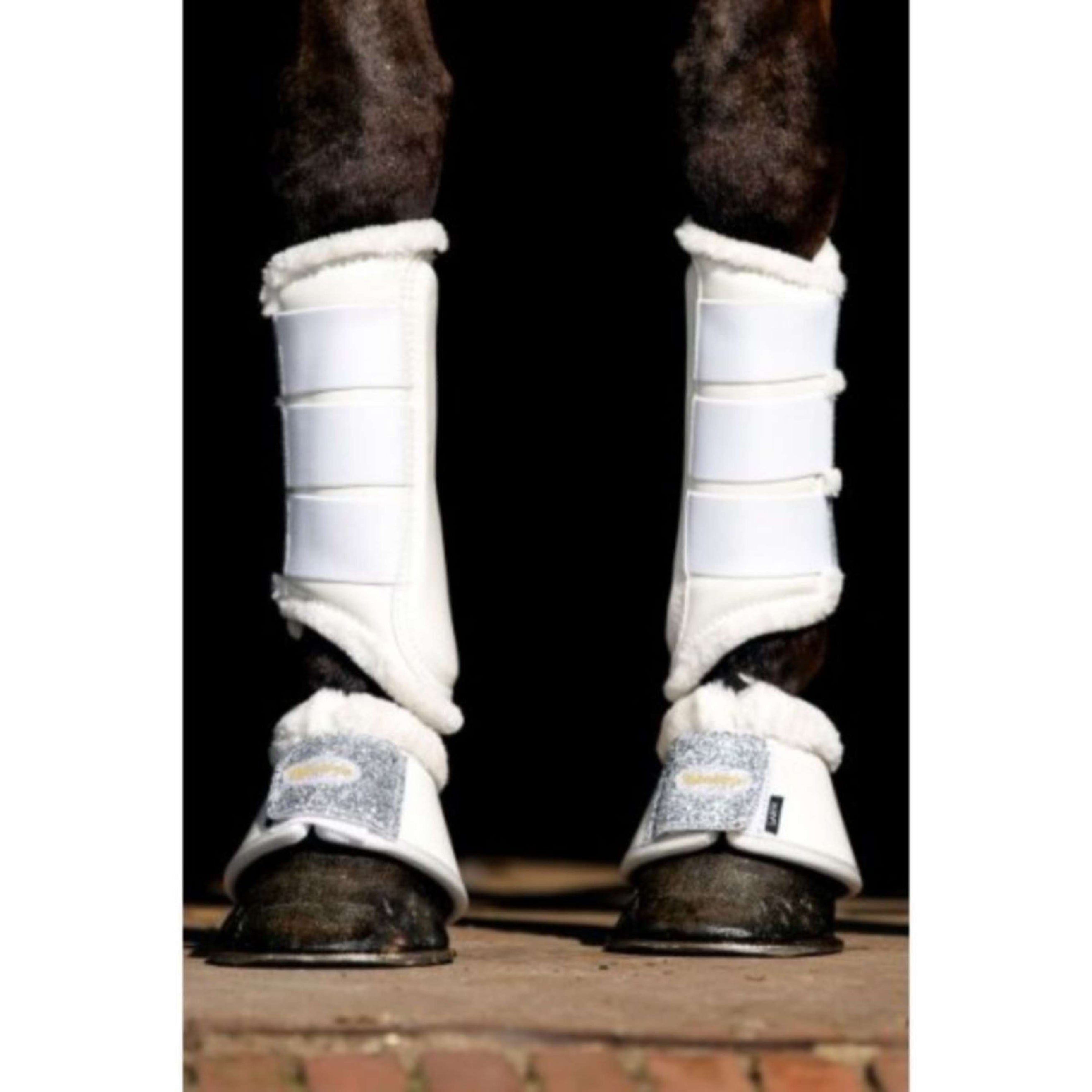 HB Showtime Beenbeschermers Gold Rush Glitter Champagne HB Showtime Beenbeschermers Gold Rush Glitter Champagne