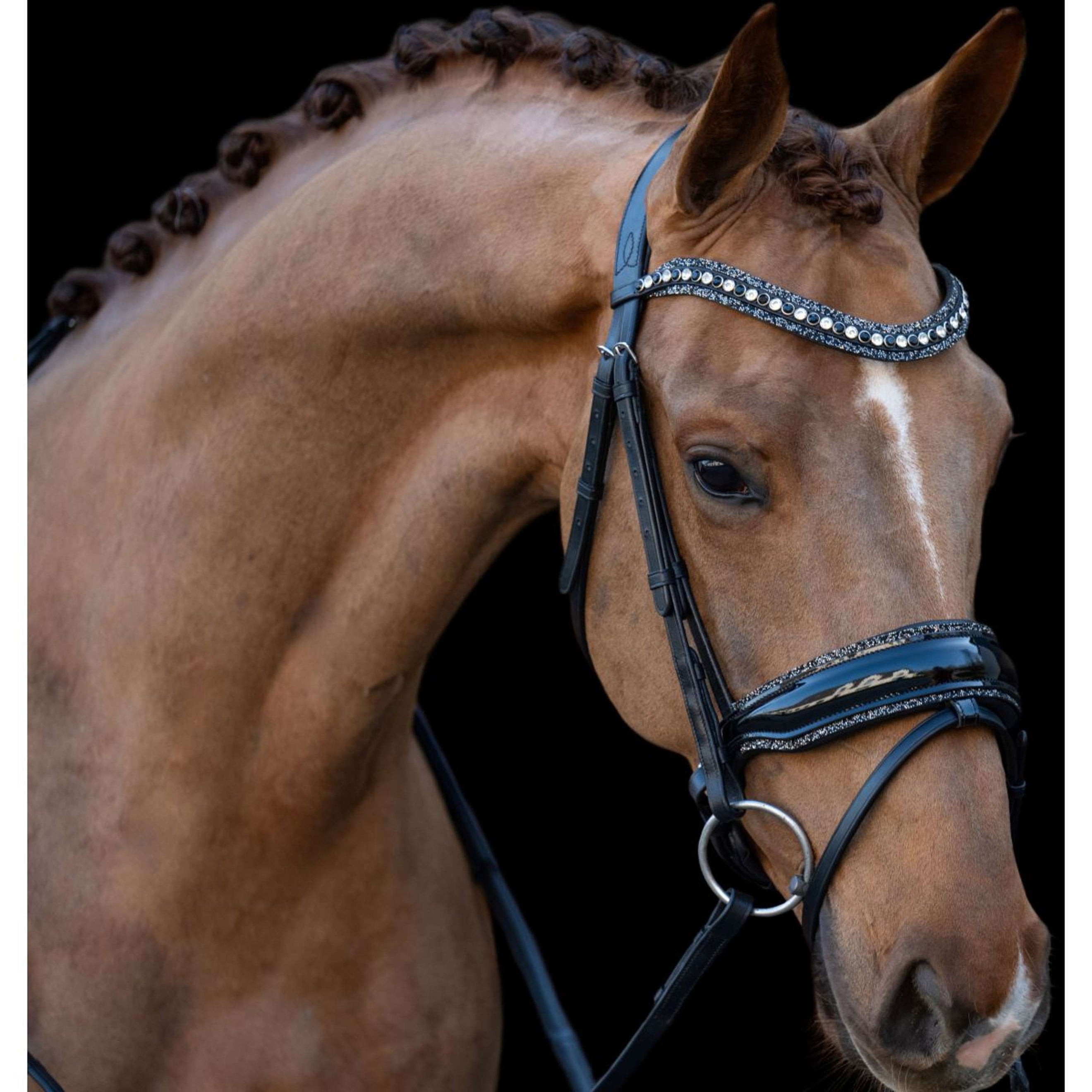 HB Hoofdstel Showtime It is So Special Zwart/Zwart Glitter