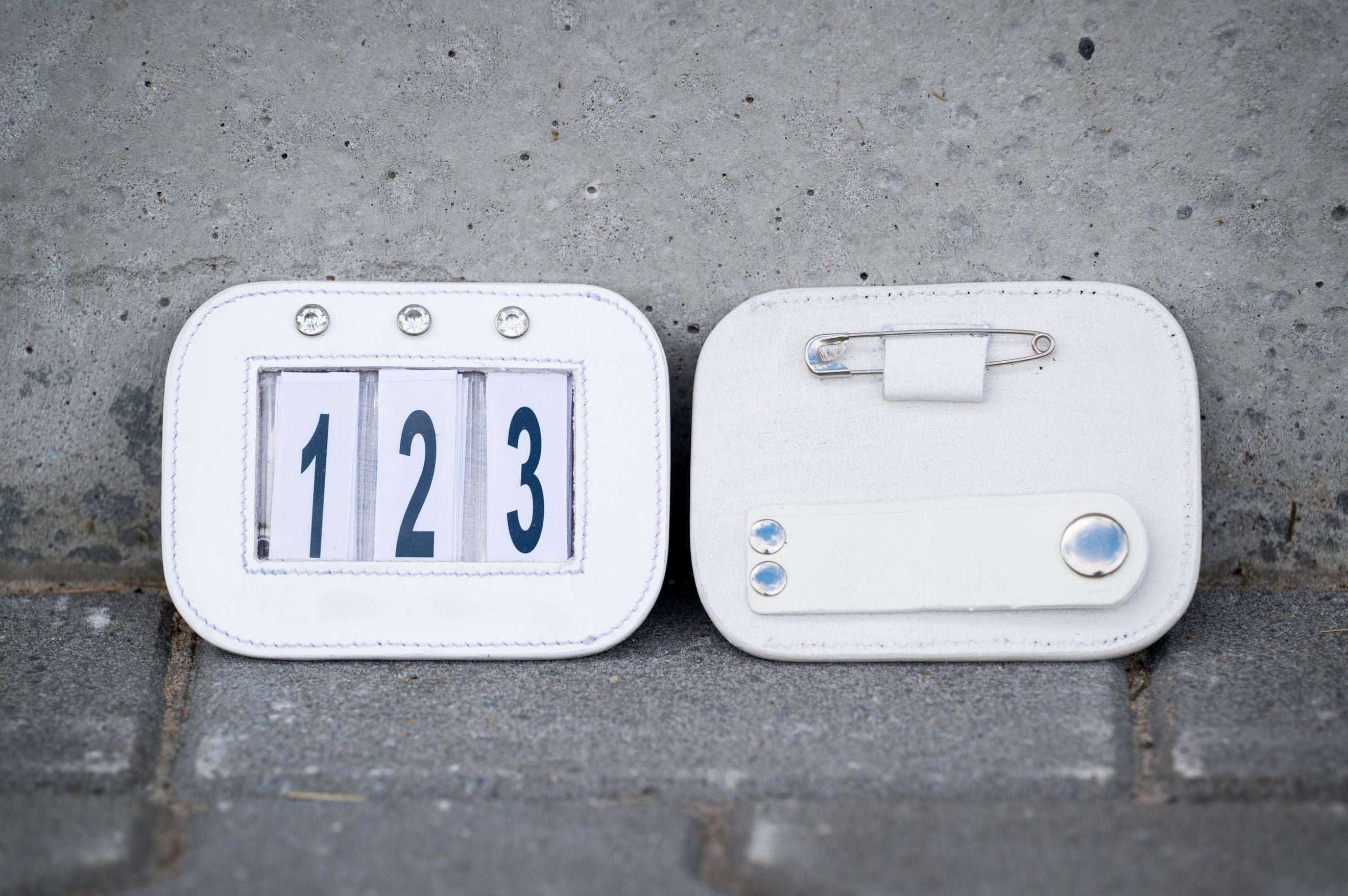 HB Startnummer Showtime Wit HB Startnummer Showtime Wit