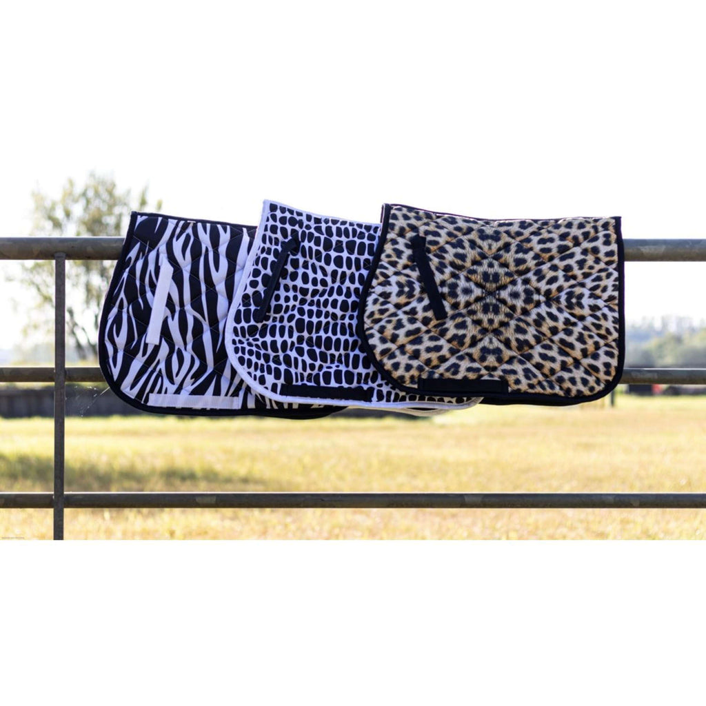 HB Zadeldekje Animal Print Shetland Luipaard