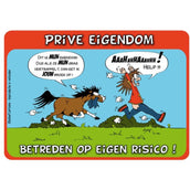 HB Stalplaat Privé Eigendom