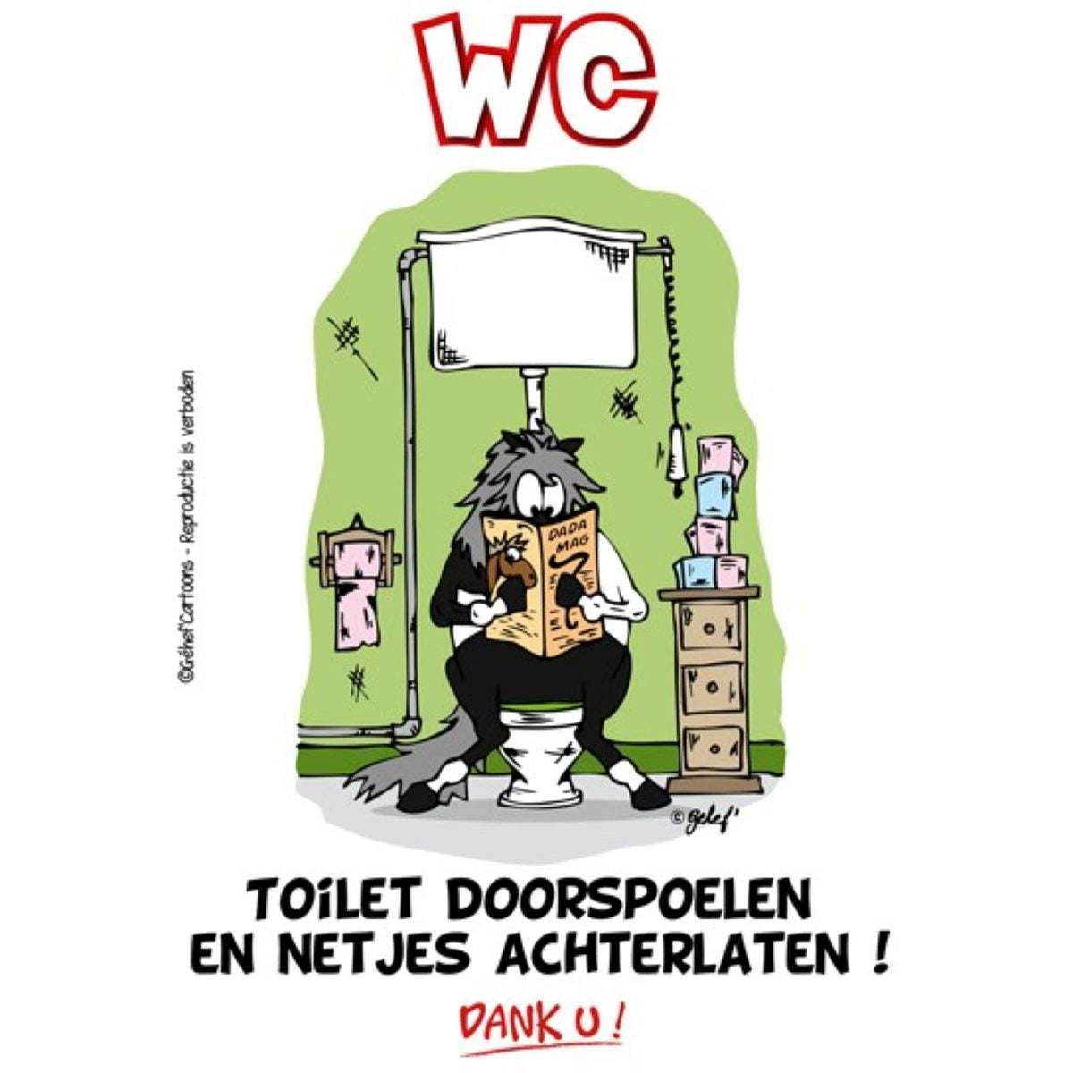 HB Stalplaat WC