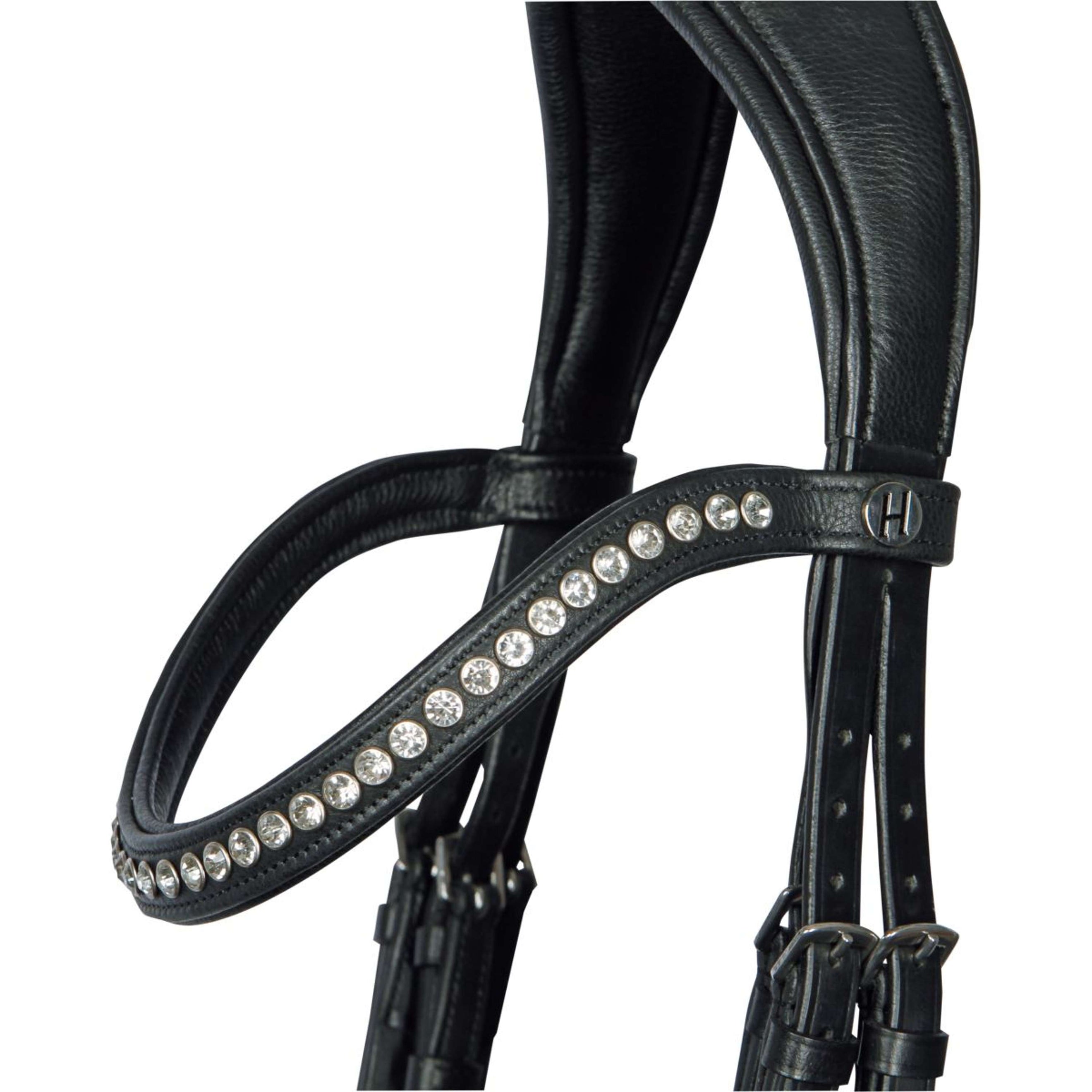 Harry's Horse Hoofdstel Nero Soft Zwart/Zilver Harry's Horse Hoofdstel Nero Soft Zwart/Zilver