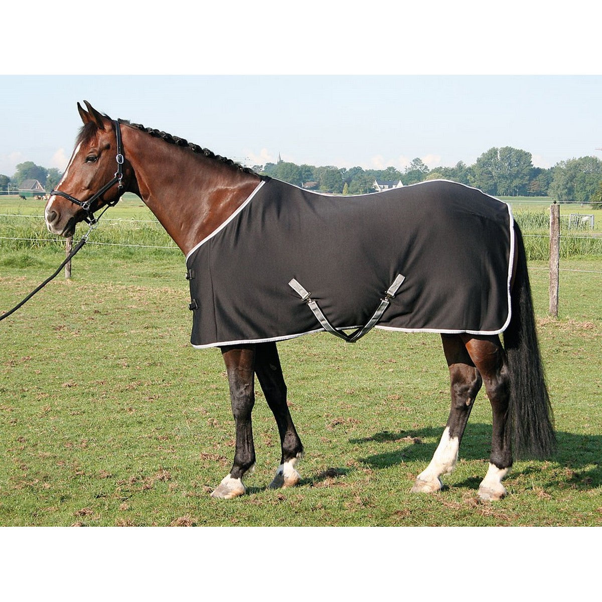 Harry's Horse Jersey Cooler Deken Zwart