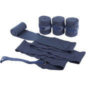 Harry's Horse Elastische Bandages met Fleece Navy