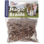 Harry's Horse Haarelastiekjes Magic Braids Zakje Bruin