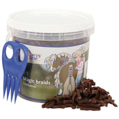 Harry's Horse Haarelastiekjes Magic Braids Pot Bruin