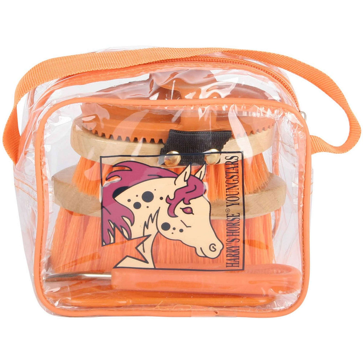 Harry's Horse Mini Grooming Kit Oranje