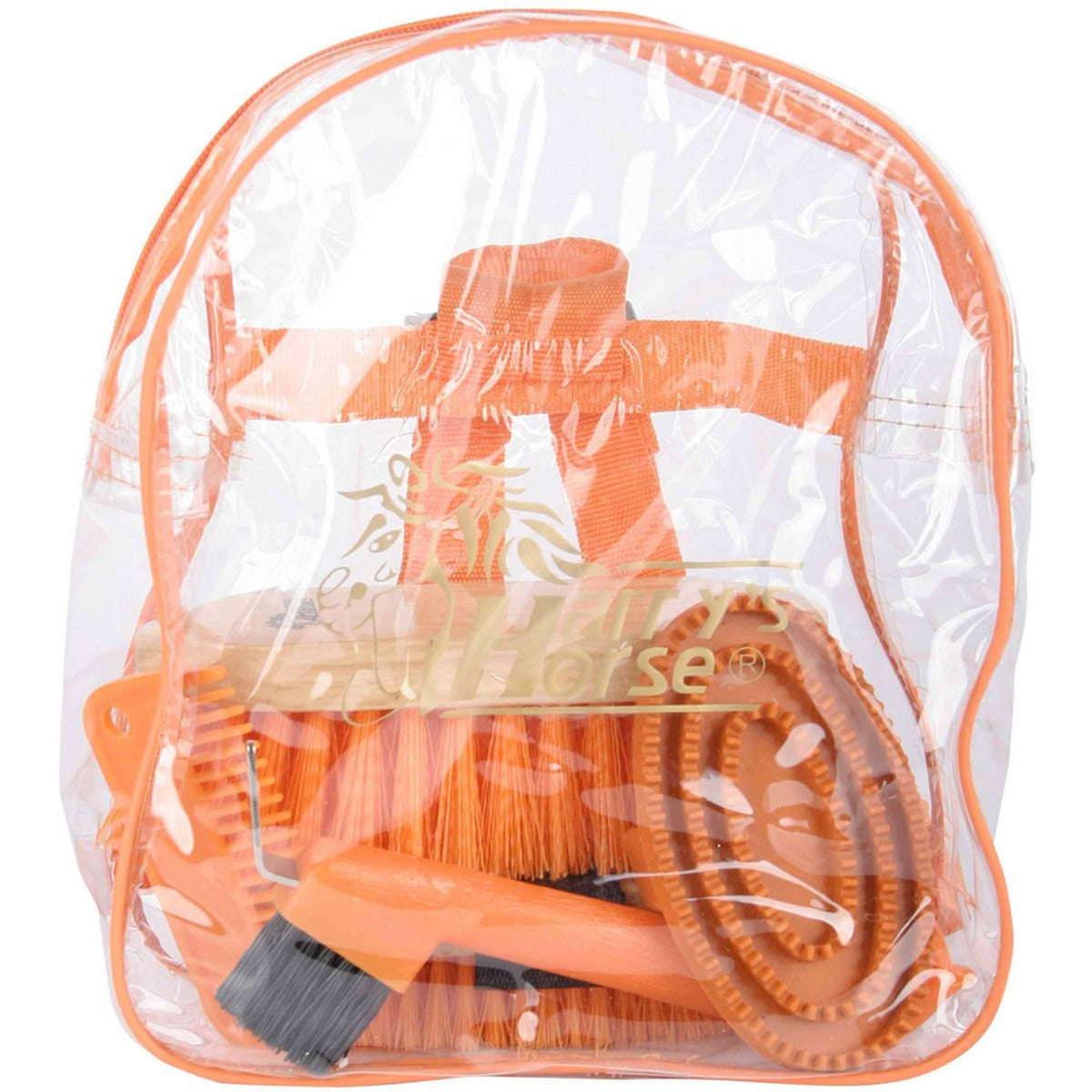 Harry's Horse Backpack Grooming Kit Oranje