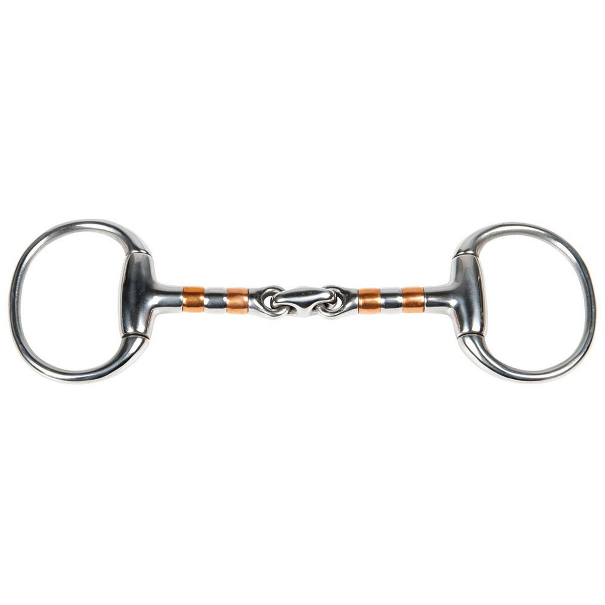 Harry's Horse Bustrens Dubbel Gebroken Koperen Rollers 13mm