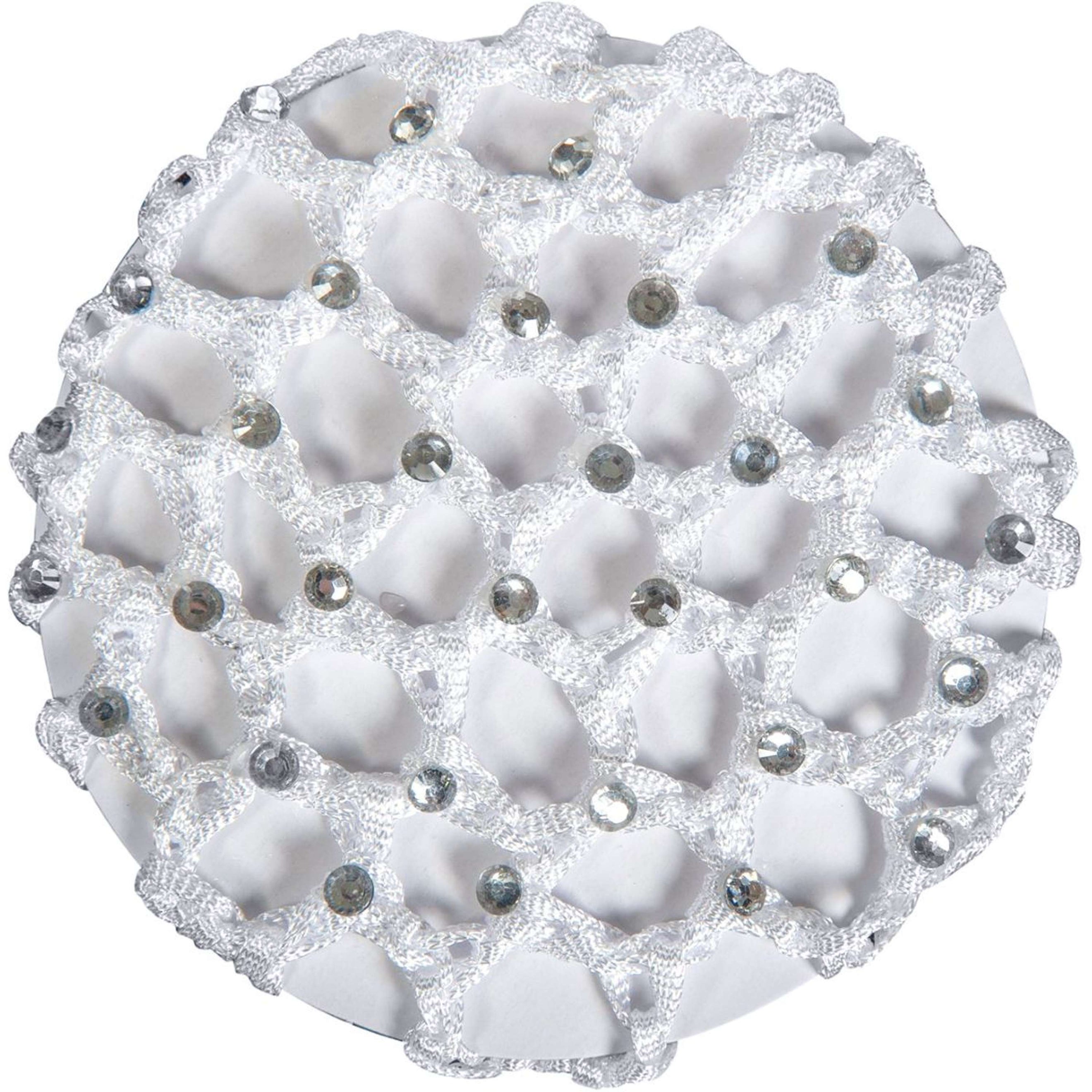 HKM Haarnetje met Siersteentjes Wit HKM Haarnetje met Siersteentjes Wit