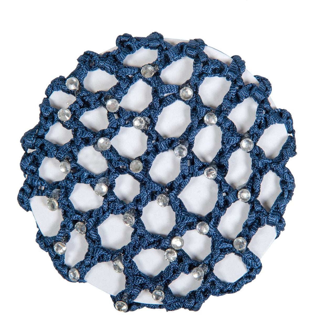 HKM Haarnetje met Siersteentjes Donkerblauw