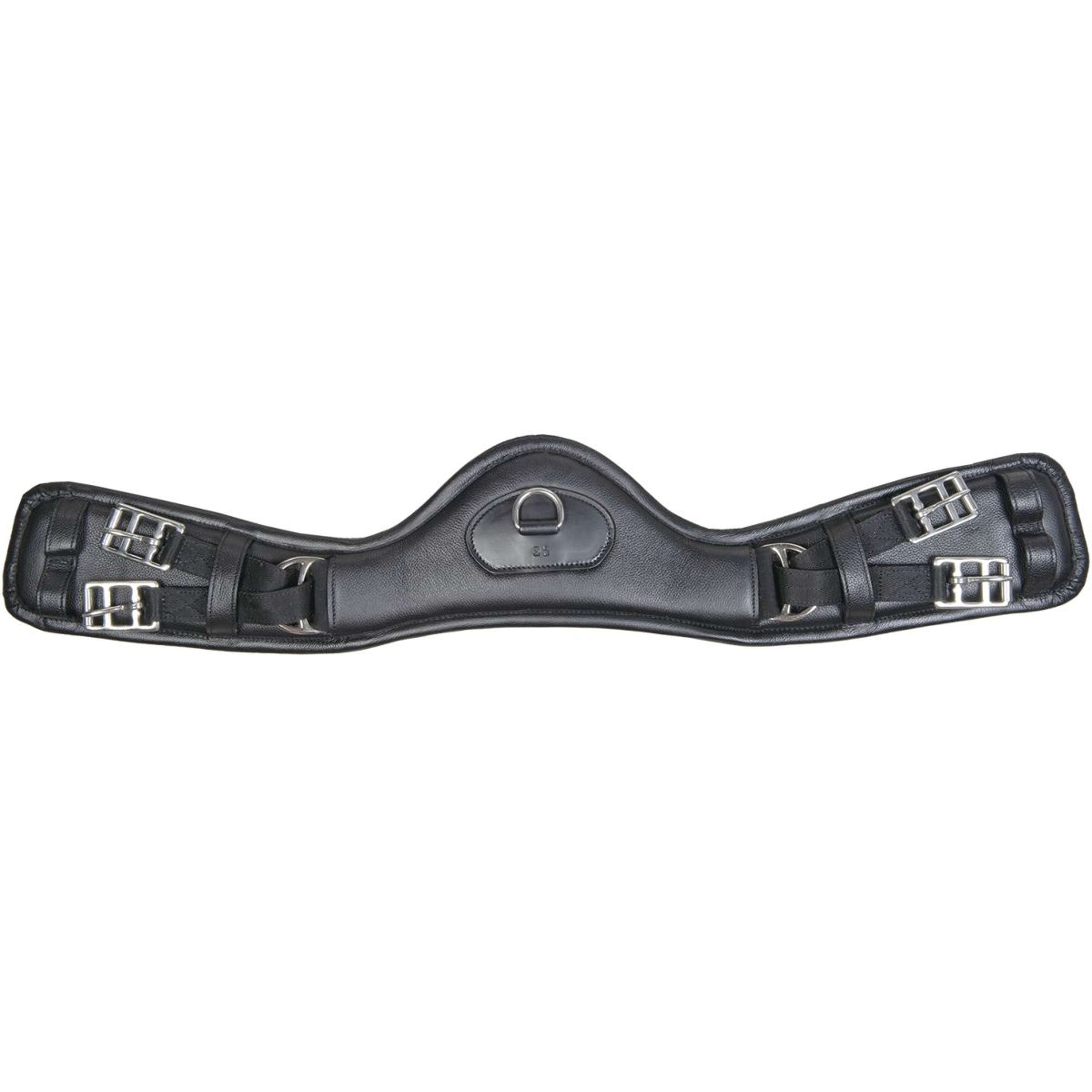 HKM Ledersingel Dressage Anatomic zonder Elastiek Zwart HKM Ledersingel Dressage Anatomic zonder Elastiek Zwart