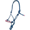 HKM Touwhalster Strass Deko Azuurblauw/Roze