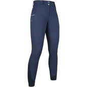 HKM Rijbroek Comfort Flo Knie Grip Donkerblauw