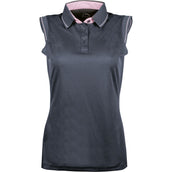 HKM Poloshirt Classico Mouwloos Donkergrijs