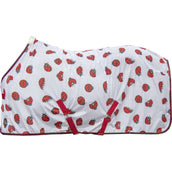 HKM Vliegendeken Ladybug Wit/Rood