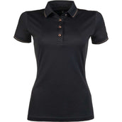 HKM Poloshirt Rosegold Glamour Zwart/Rosegoud