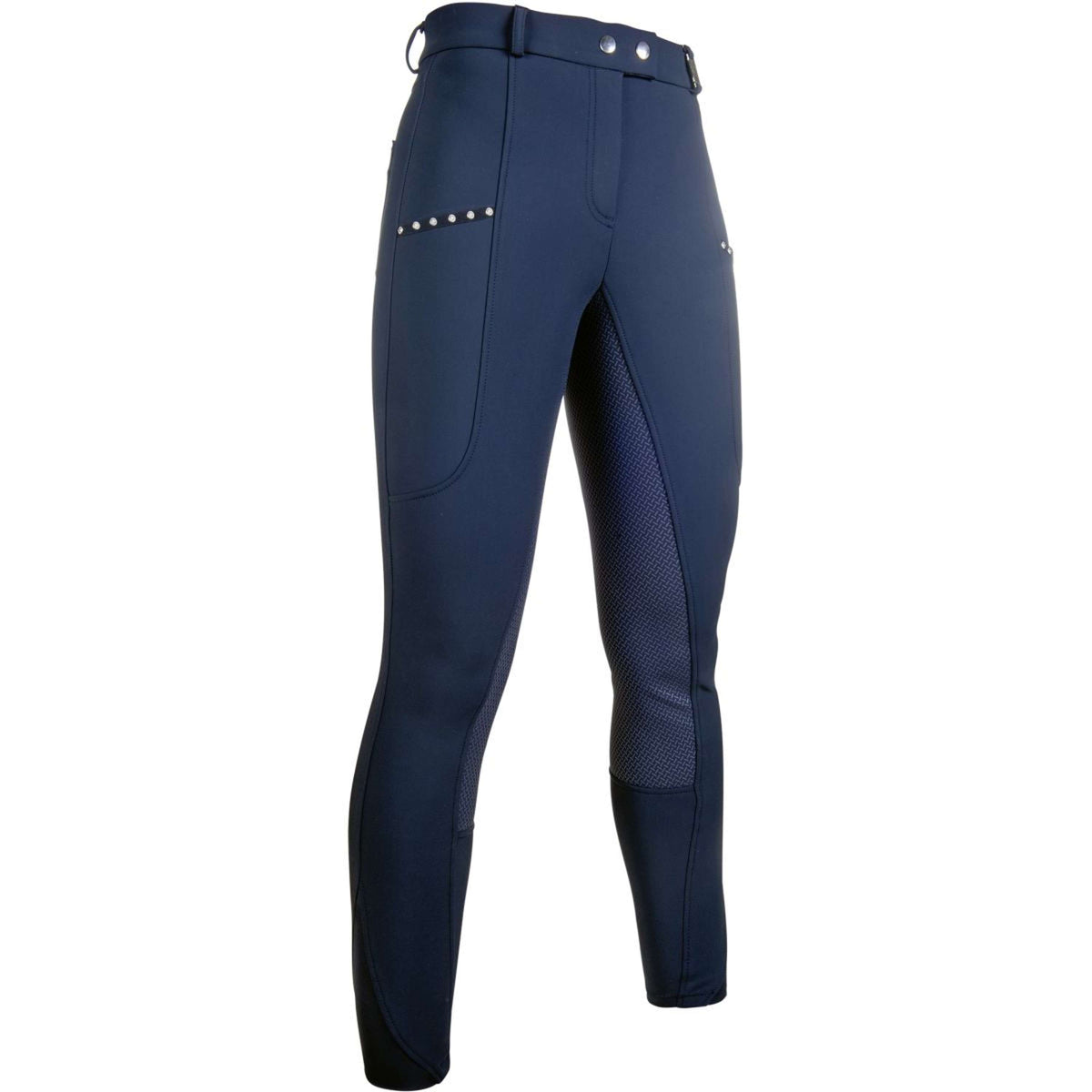 HKM Rijbroek Monaco Full Grip Winter Donkerblauw