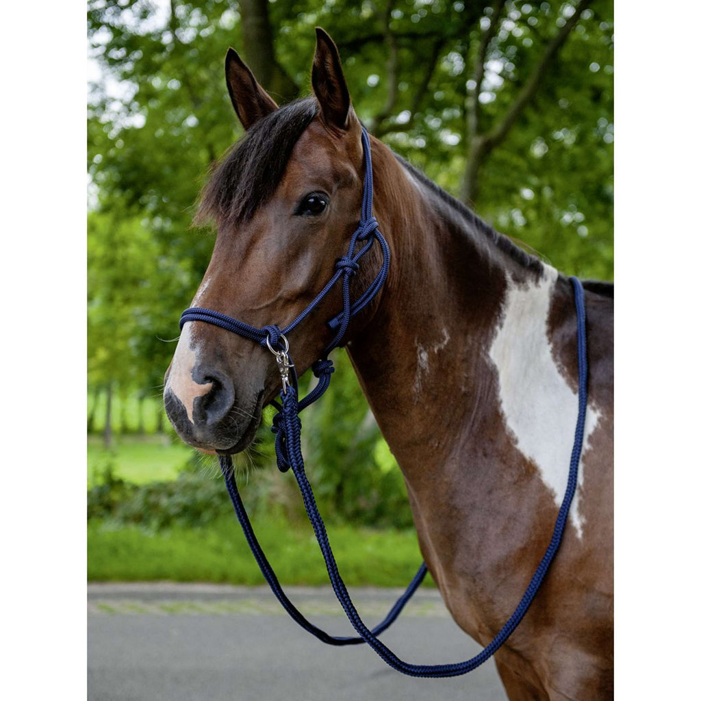 HKM Touwhalster met Teugels Donkerblauw