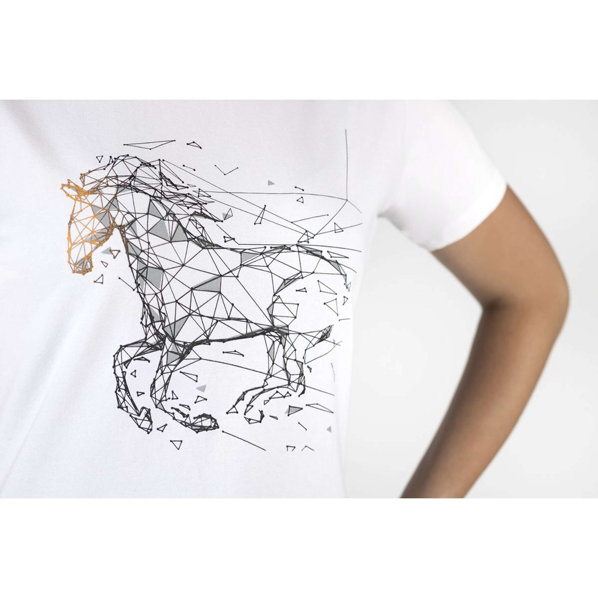 HKM T-Shirt Geometrical Horse Wit