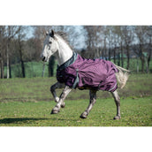 HKM Outdoordeken Liberty 1200D Fleece voering Wijnrood/Grijs