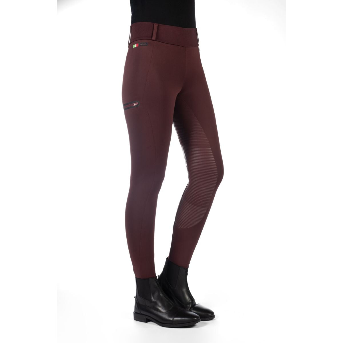 HKM Rijlegging Livigno Full Grip Bordeaux