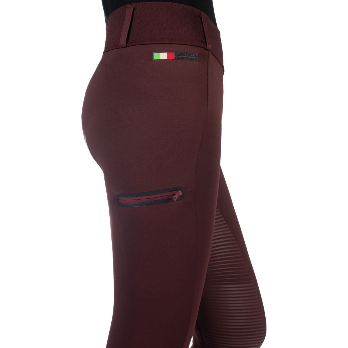 HKM Rijlegging Livigno Full Grip Bordeaux