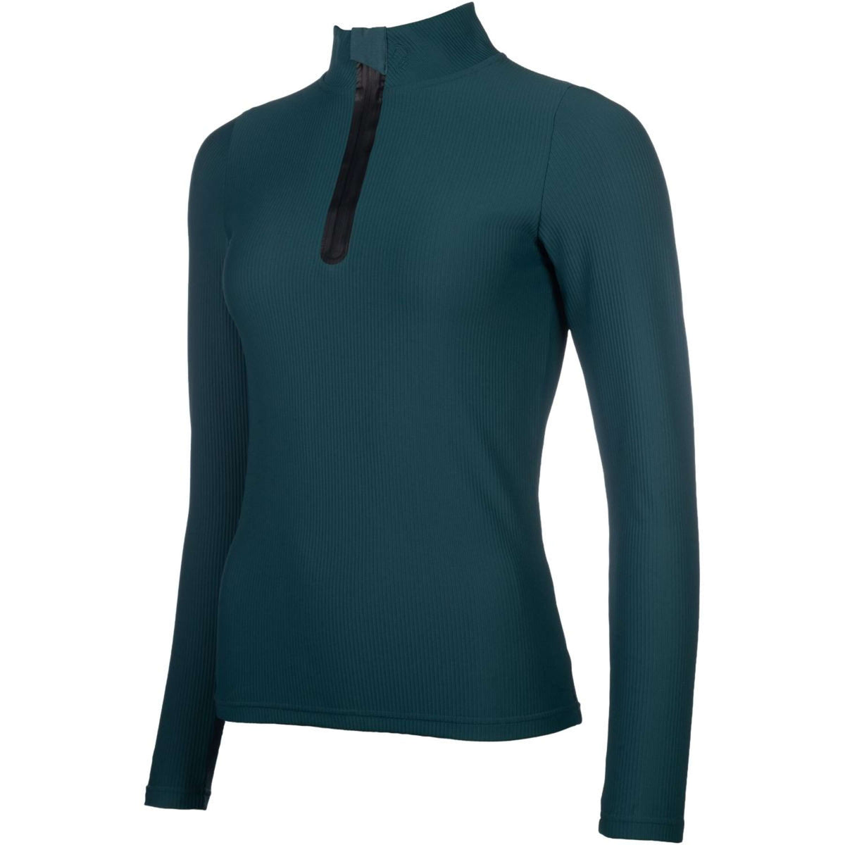 HKM Shirt Livigno Ribbed Lange Mouwen Donkergroen