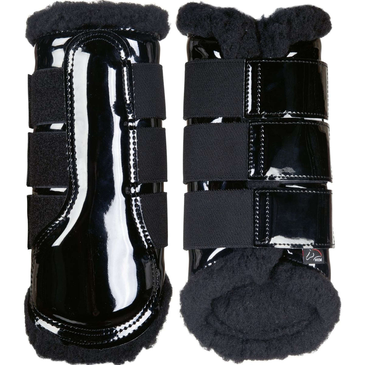 HKM Dressage Boots Comfort Lak Zwart/Zwart