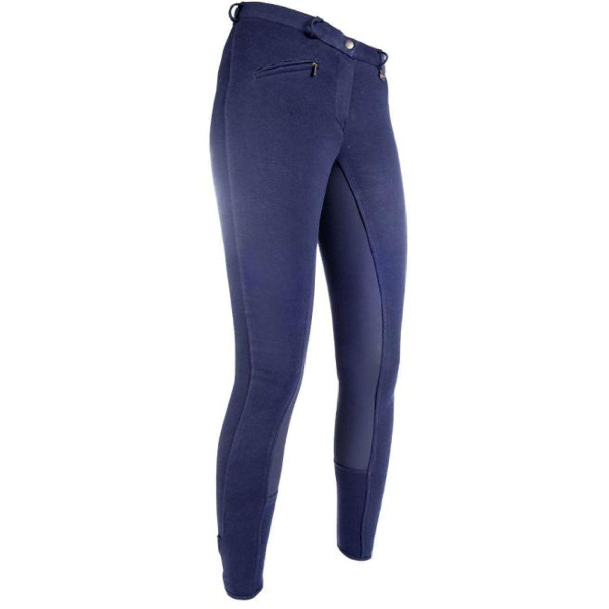 HKM Rijbroek Basic Belmtex Grip 3/4 Zitvlak Kids Donkerblauw