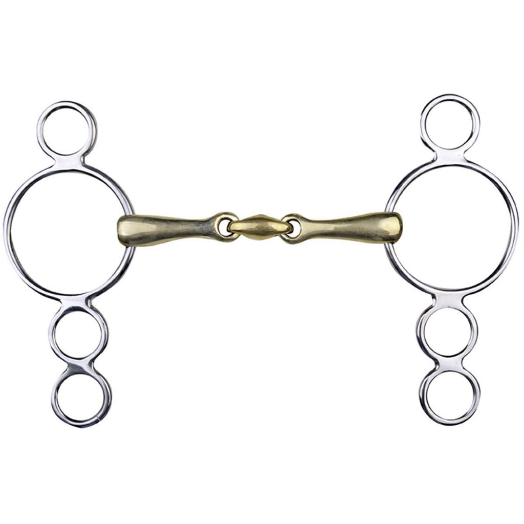 HKM Pessoabit Argentaan 16mm met Edelstaalringen