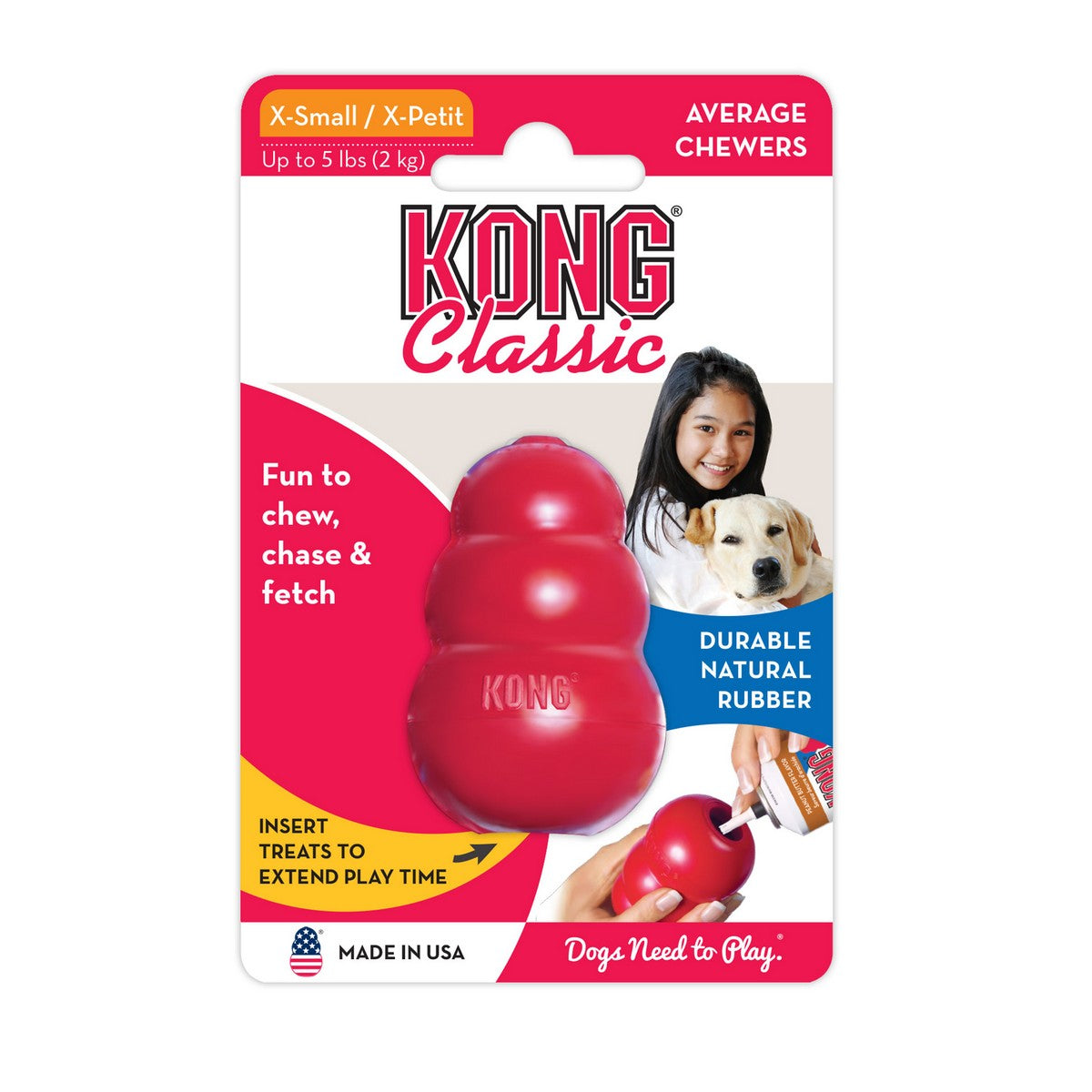 KONG Classic Rood