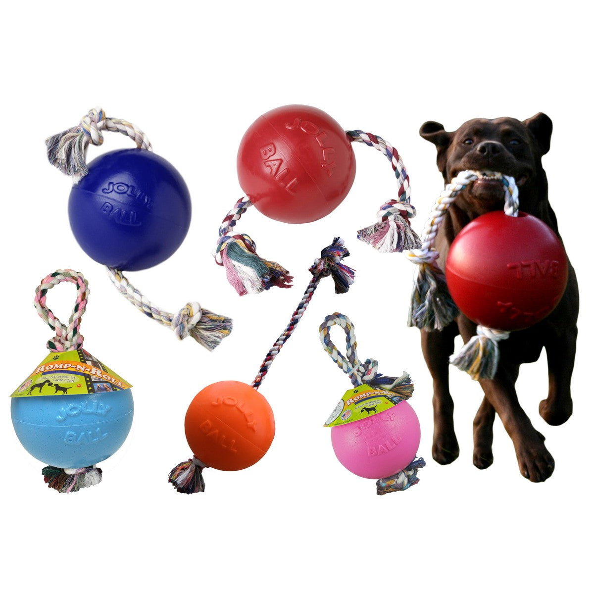 Jolly Ball Romp-n-Roll Baby Blauw