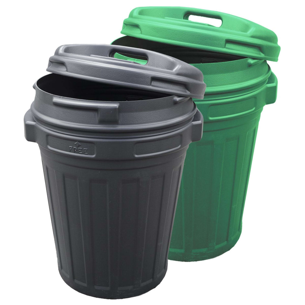 Voerton met Draaisluiting 70L Groen