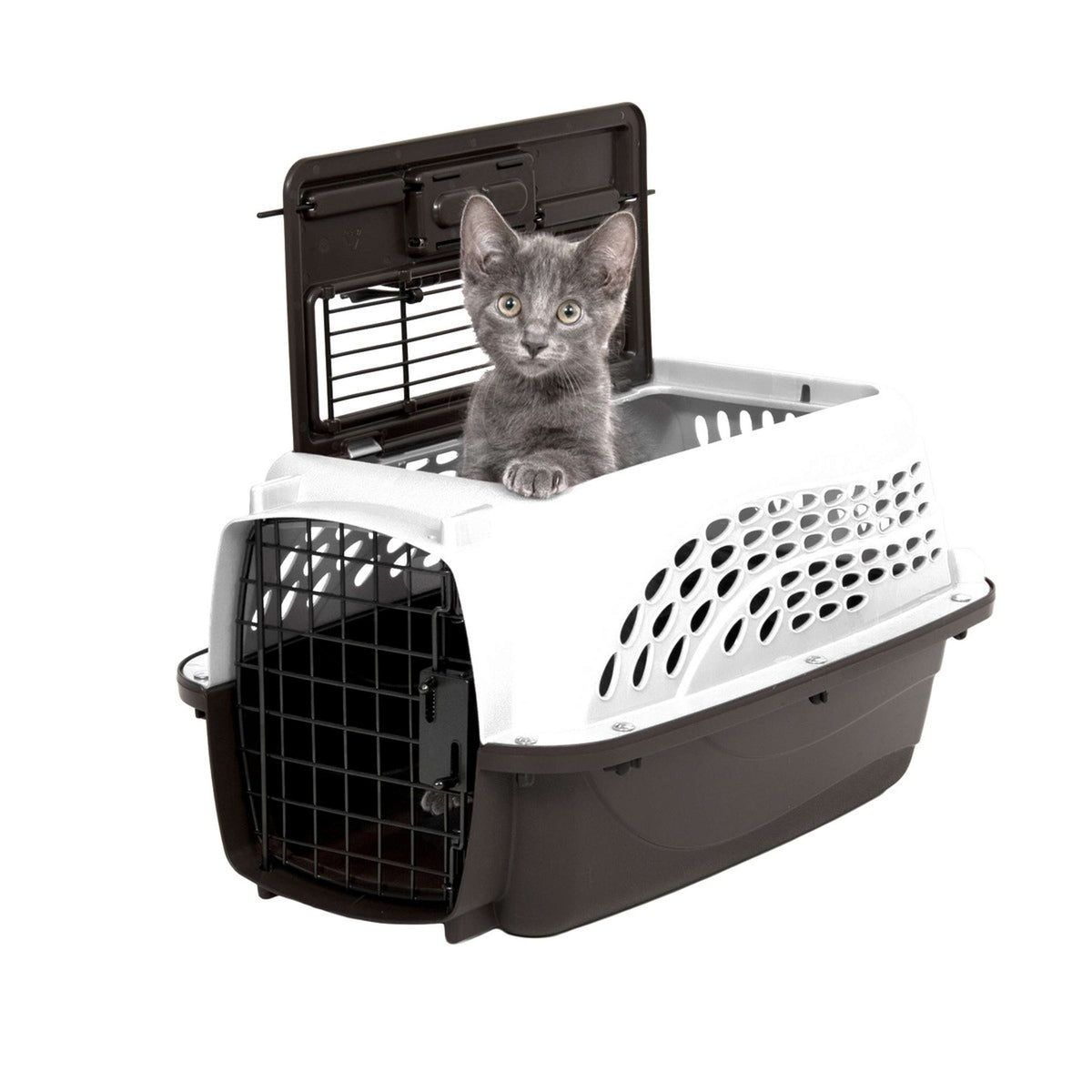 Petmate 2 Door Top Load Kennel Wit