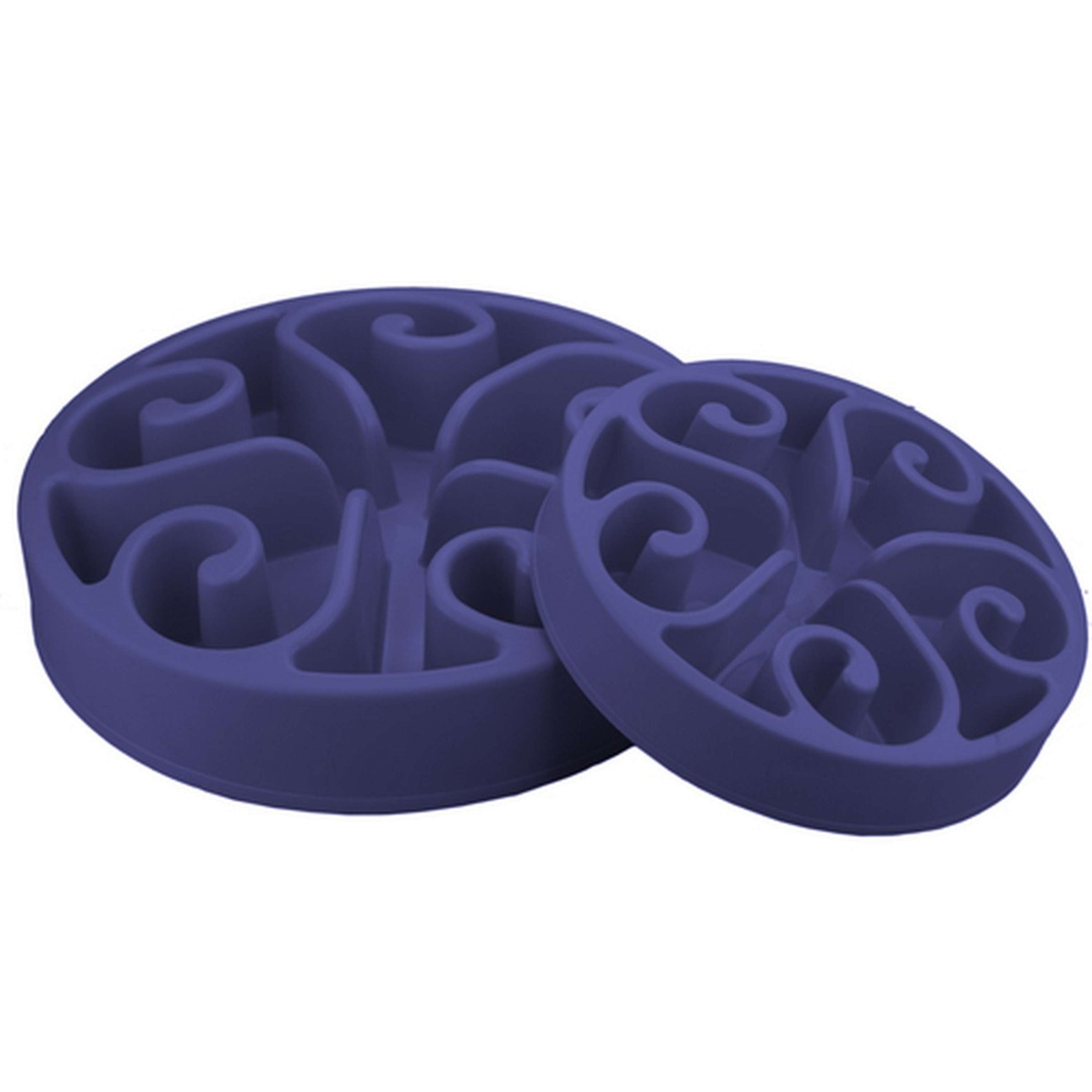 Eat Slow Live Longer Voederbak Blauw Eat Slow Live Longer Voederbak Blauw